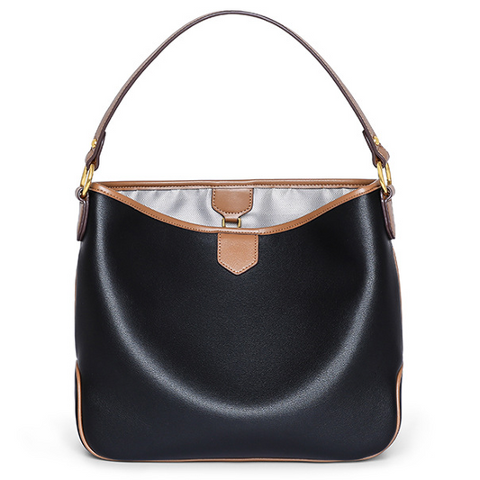 Genuine leather hobo handbags trendy large-capacity commuter bag 5740